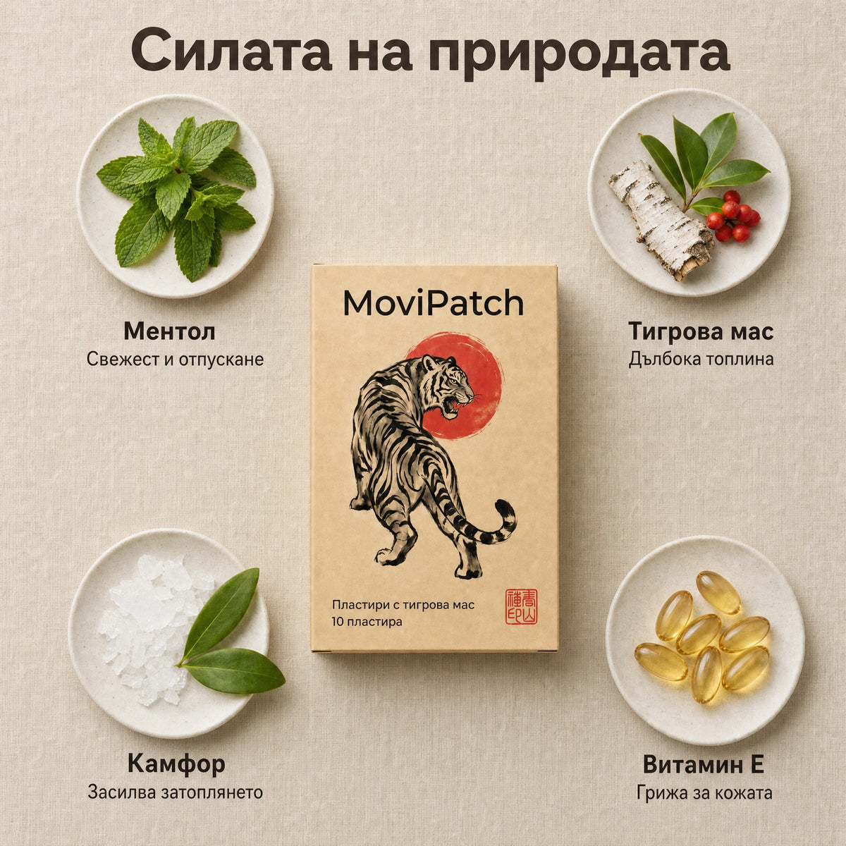 Силата на природата – съставки на MoviPatch